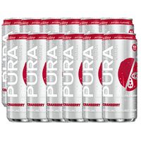 Pura Sparkling Soda - Cranberry x 12